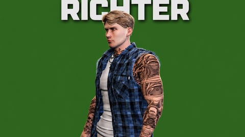 Richter | Male Ped | Multiple Outfits | Optimized & Fivem Ready [Add-On] cover