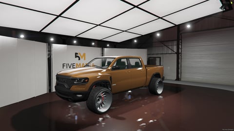 FIVEM Bisxl3rpg | Realistic Pickup Truck [Unbadged] Add-On | Custom Wheels | Lifted Suspension | Working Lights | Add-On | Optimized | Fivem Ready | High Quality, image 3