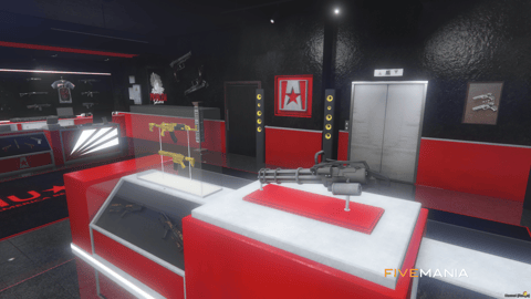 FIVEM Gun Range | Ammu-Nation Gun Range MLO | Interior & Exterior | Shooting Range | Office & Classroom | Add-On | Optimized | Fivem Ready | High Quality — image 6