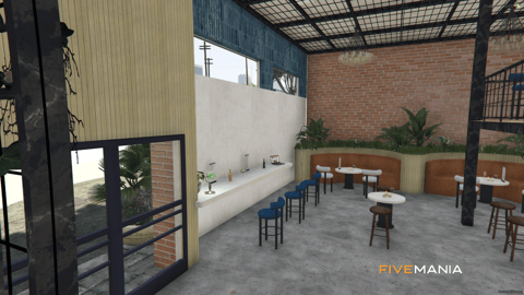 FIVEM Aura Pub, | Modern Bar & Lounge MLO, image 8