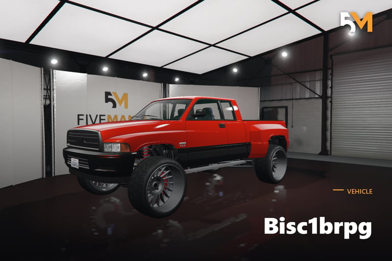 FIVEM Bisc1brpg, Custom Pickup Truck [Unbadged] Add-On