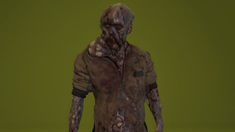Bip | FiveM Male Ped | Zombie Character | Multiple Outfits | Optimized & Fivem Ready [Add-On], image 4