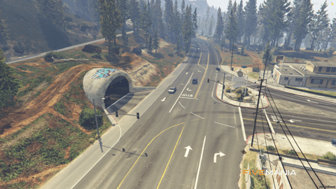FIVEM Mount Chiliad Tunnel | Expanded Map Location | Interior & Exterior | Working Lights | Road Signs | Graffiti Art | Add-On | Optimized | Fivem Ready | High Quality — image 14