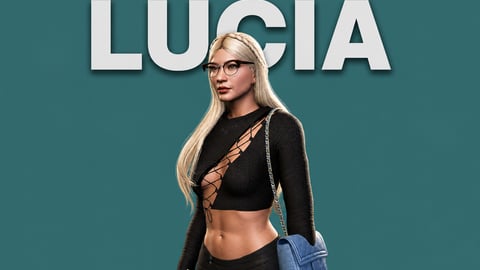 Lucia | Female Ped | Multiple Outfits | Optimized & Fivem Ready [Add-On] cover