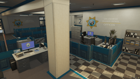 FIVEM Sahp Department | San Andreas Highway Patrol MLO | Interior & Exterior | Add-On | Optimized | Fivem Ready | High Quality — image 24