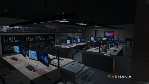 FIVEM Mission Row Police Department V2 | Enhanced Police Station MLO | Interior & Exterior | Modern Design | Detailed Offices | Garage | Add-On | Optimized | Fivem Ready | High Quality — image 22
