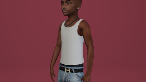 Finn | Male Teen Ped | Multiple Outfits | Optimized & Fivem Ready [Add-On] — image 4