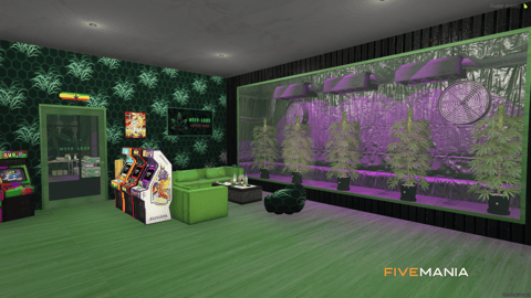 FiveM Weed Land Coffee Shop | Modern Dispensary MLO, image 9