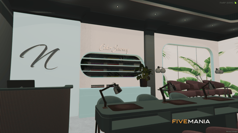 FIVEM Nail Shop | Modern Beauty Salon MLO | Interior & Exterior | Custom Props | Add-On | Optimized | Fivem Ready | High Quality — image 8