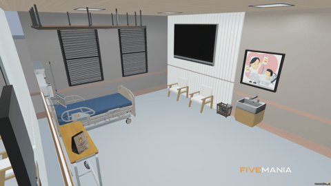 FIVEM Downtown Medical Center | Comprehensive Hospital MLO | Interior & Exterior | Reception & Patient Rooms | Operating Theaters & Canteen | Add-On | Optimized | Fivem Ready | High Quality — image 10