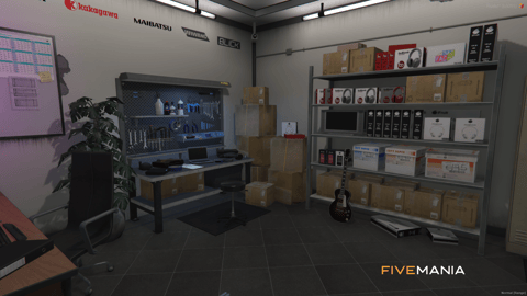FIVEM Digital Den | Modern Electronics Store MLO | Interior & Exterior | Detailed Displays | Backroom & Storage | Add-On | Optimized | Fivem Ready | High Quality — image 8