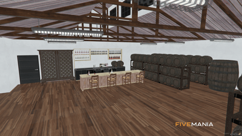 FIVEM Marlowe | Luxury Vineyard Estate MLO | Interior & Exterior | Wine Cellar | Modern House | Optimized | Add-On | Fivem Ready | High Quality — image 4