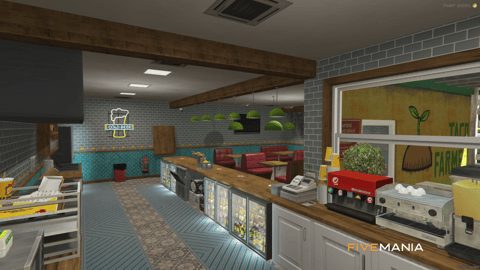 FIVEM Taco Farmer | Vibrant Mexican Restaurant MLO | Interior & Exterior | Full Kitchen | Dining Area | Custom Props | Add-On | Optimized | Fivem Ready | High Quality — image 4