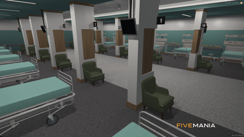 FIVEM Paleto Medical Center | Modern Hospital MLO | Interior & Exterior | Reception & Patient Rooms | X-Ray Room | Add-On | Optimized | Fivem Ready | High Quality — image 17