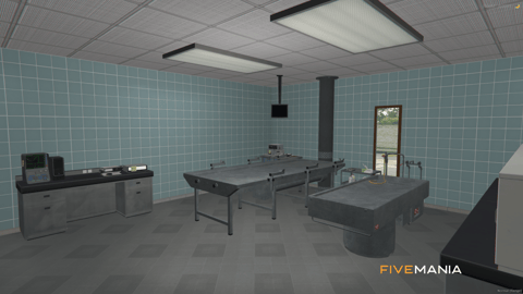 FIVEM Paleto Hospital | Functional Hospital MLO | Interior & Exterior | Reception | Morgue | Add-On | Optimized | Fivem Ready | High Quality — image 7