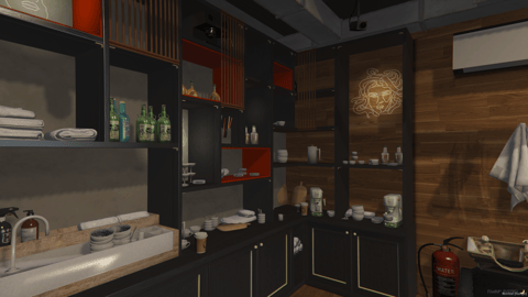 FIVEM Barber Reworked V2 | Modern Barbershop MLO | Interior & Exterior | Custom Props | Optimized | Fivem Ready | High Quality — image 9