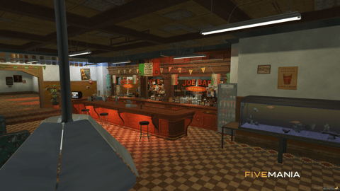 FIVEM Joe Bar Hideout | Unique Bar & Hideout MLO | Interior & Exterior | Multiple Levels | Custom Props | Add-On | Optimized | Fivem Ready | High Quality — image 4