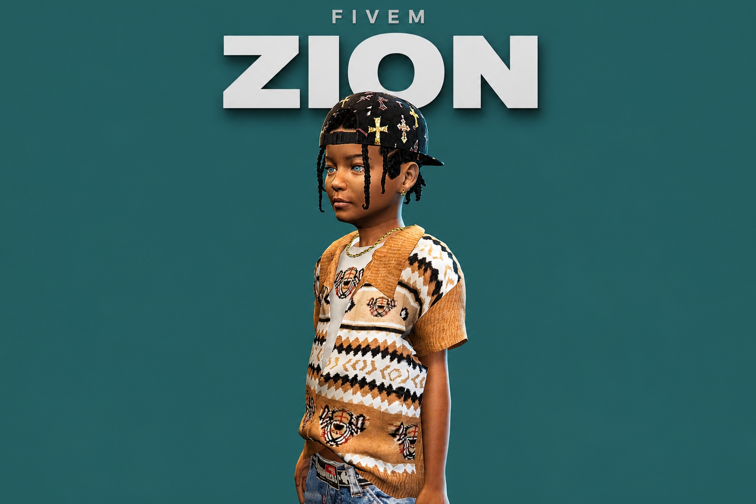 Zion | Male Teen Ped | Optimized & Fivem Ready [Add-On]