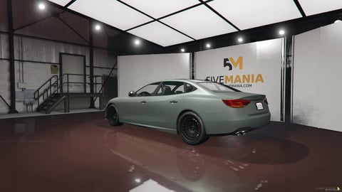 FIVEM Maserati Ghibli | Lore Friendly Luxury Sedan | Interior & Exterior | Custom Wheels | Optimized Handling | Add-On | Optimized | Fivem Ready | High Quality, image 8