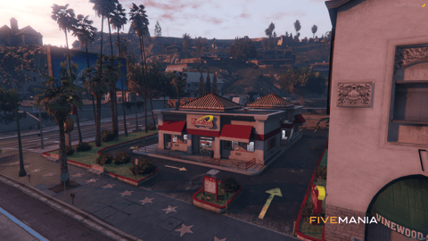 FIVEM Up N Atom Burger Vinewood | Iconic Fast Food Restaurant MLO | Interior & Exterior | Custom Props | Optimized | Add-On | Fivem Ready | High Quality — image 3