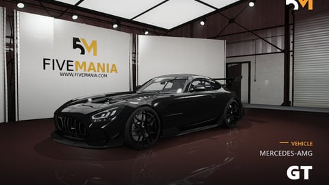 FIVEM Mercedes-AMG GT | Realistic Sports Car [Badged] Add-On | Interior & Exterior | Working Lights | Tuning Parts | Optimized | Fivem Ready | High Quality cover