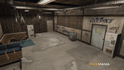 FIVEM Marabunta Hood | Gritty Gang Hideout MLO | Interior & Exterior | Custom Props | Graffiti Art | Add-On | Optimized | Fivem Ready | High Quality — image 15