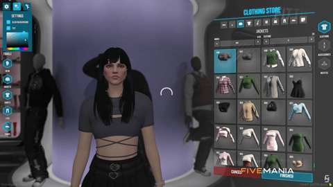 FIVEM Appearance Menu | Advanced Character Customization UI | Ped & Clothing Customization | Tattoo System | Optimized | Fivem Ready | High Quality, image 13