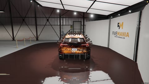 FIVEM Panther | Armored SUV [Unbadged] Add-On | Custom Plow | Spikes & Armor | Unique Livery | Add-On | Optimized | Fivem Ready | High Quality, image 7