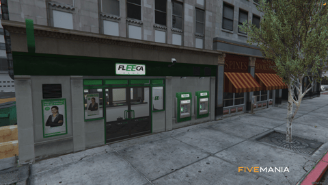 FIVEM Fleeca | Lore-Friendly Bank MLO | Interior & Exterior | Add-On | Optimized | Fivem Ready | High Quality — image 2