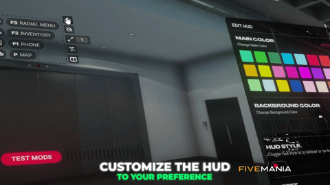 FIVEM HUD Script | Customizable User Interface | Dynamic HUD Styles | Color Customization | Vehicle Controls | Add-On | Optimized | Fivem Ready | High Quality, image 16