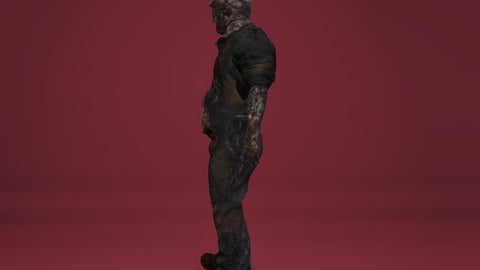 Mortimer | FiveM Male Ped | Mutated Zombie Character | Multiple Outfits | Optimized & Fivem Ready [Add-On], image 8