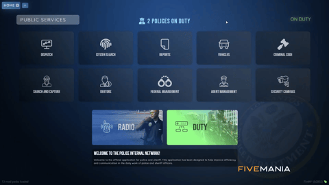 FIVEM Police Job V3 | Comprehensive Police Job Script | Advanced MDT & CAD | Internal Radio System | Citizen Search | Add-On | Optimized | Fivem Ready | High Quality, image 3