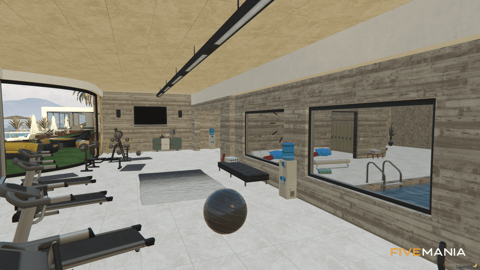 FIVEM Desert Mansion | Luxury Modern Estate | Interior & Exterior | Rooftop Patio | Outdoor Bar | Add-On | Optimized | Fivem Ready | High Quality — image 10