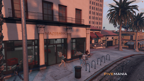 FIVEM Maze Bank | Modern Bank MLO | Interior & Exterior | Vault & Offices | Add-On | Optimized | Fivem Ready | High Quality — image 3