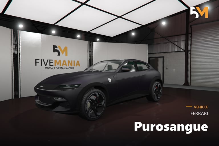 FIVEM Ferrari Purosangue, Lore Friendly Performance SUV