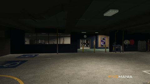 FIVEM Mission Row Police Department V3 | Comprehensive Police Station MLO | Interior & Exterior | Helipad | Multiple Offices | Add-On | Optimized | Fivem Ready | High Quality — image 25