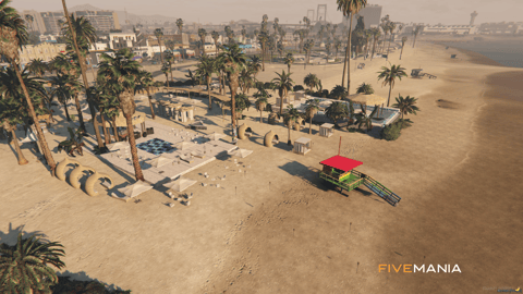 FIVEM Vespucci Beach Club | Luxury Beachfront MLO | Pools & Bars | DJ Booth | Seating Areas | Exterior Map | Add-On | Optimized | Fivem Ready | High Quality — image 3