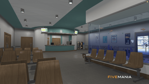 FIVEM Paleto Medical Center | Modern Hospital MLO | Interior & Exterior | Reception & Patient Rooms | X-Ray Room | Add-On | Optimized | Fivem Ready | High Quality — image 8