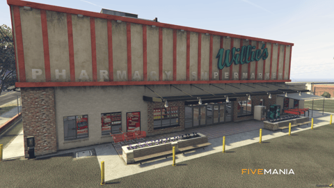 FIVEM Willies Supermarket, Lore-Friendly Grocery MLO, image 2