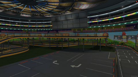 FIVEM Panic Stadium | Multi-Purpose Sports Arena MLO | Interior & Exterior | Go-Kart Track | Food Stalls | Parking Garage | Add-On | Optimized | Fivem Ready | High Quality — image 19