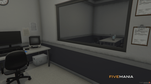FIVEM Vinewood Police Department | Detailed Police Station MLO | Interior & Exterior | Offices & Jail Cells | Parking Garage | Add-On | Optimized | Fivem Ready | High Quality — image 27