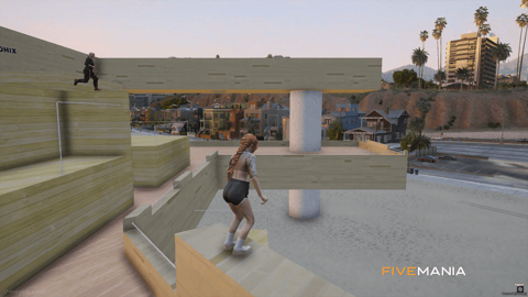 FIVEM Rooftop Rush Parkour | Dynamic Parkour Map | Challenging Routes | Rooftop & Container Courses | Add-On | Optimized | Fivem Ready | High Quality, image 14