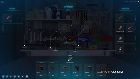 FIVEM Crafting Bench | Advanced Crafting System | Weapon Customization | Resource Management | DIY Station | Add-On | Optimized | Fivem Ready | High Quality, image 6