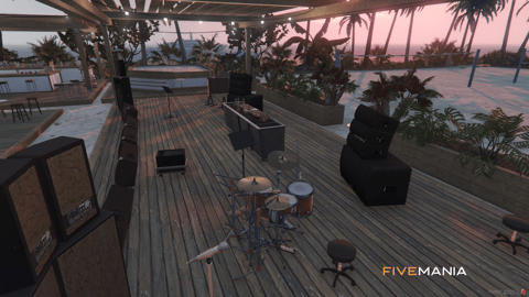 FIVEM Beach Club | Vibrant Coastal MLO | Bar & Hot Tub | Seating Areas | Add-On | Optimized | Fivem Ready | High Quality — image 8