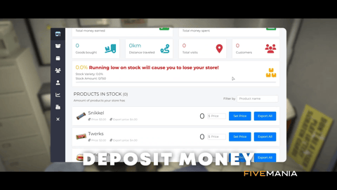 FIVEM Store Ownership Script | Advanced Business Management System | Employee Management | Store Upgrades | Banking System | Inventory | Add-On | Optimized | Fivem Ready | High Quality, image 8