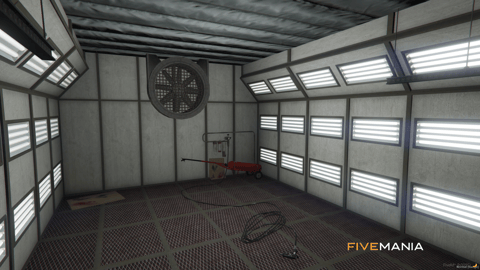 FIVEM Los Santos Customs Mechanic Airport Section | Expanded Mechanic Shop MLO | Interior & Exterior | Lounge Area | Underground Parking | Add-On | Optimized | Fivem Ready | High Quality — image 12