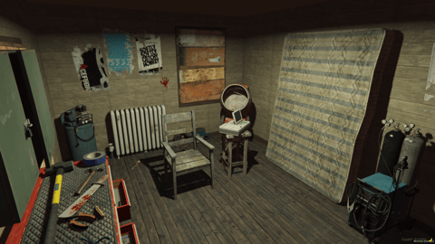 FIVEM El Burro Gang Hideout | Detailed Gang Hideout MLO | Interior & Exterior | Custom Props | Gym & Workshop | Add-On | Optimized | Fivem Ready | High Quality — image 8