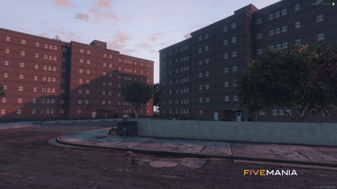 FIVEM New York Block | Urban Apartment Complex MLO | Basketball Court | Playground | Detailed Exterior | Add-On | Optimized | Fivem Ready | High Quality — image 4