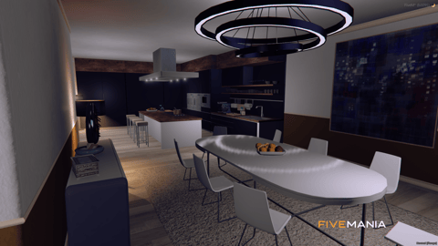 FIVEM Mountain House 2 | Luxury Mountain Home MLO | Interior & Exterior | Pool & Deck | Garage | Add-On | Optimized | Fivem Ready | High Quality — image 6
