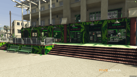 FiveM Weed Land Coffee Shop | Modern Dispensary MLO, image 2